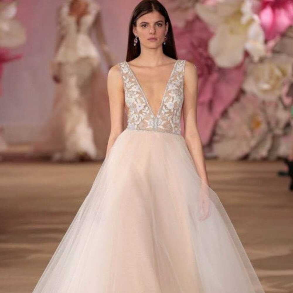 Ines di Santo SONG Wedding Dress Blush